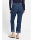 Women's Lisa Fit Straight Leg Leo Jean Голубой, 12 - фото #2