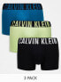 Фото #1 товара Calvin Klein intense power cotton stretch trunks 3 pack in multi