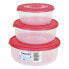 Фото #2 товара TONTARELLI Set of 3 Round Lunch Boxes 0.5/1/2L