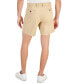 Фото #2 товара Men's Slim-Fit Stretch Herringbone Twill 7" Shorts