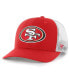 ფოტო #1 პროდუქტის Men's Scarlet San Francisco 49ers Adjustable Trucker Hat