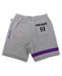 ფოტო #2 პროდუქტის Men's and Women's NBA x Heather Gray Los Angeles Lakers Culture and Hoops Premium Classic Fleece Shorts