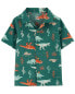 Baby Button-Front Dinosaur-Print Shirt 24M
