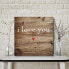 I Love You Gallery-Wrapped Canvas Wall Art - 16" x 16"