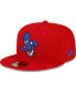 ფოტო #1 პროდუქტის Men's Red Worcester Red Sox Copa De La Diversion 59FIFTY Fitted Hat