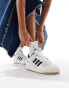 adidas Originals Forum Low CL trainers in white and black