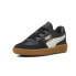 Фото #2 товара Puma Palermo Leather Logo Lace Up Infant Boys Black Sneakers Casual Shoes 39727