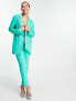 ASOS DESIGN jersey slouchy suit blazer in green