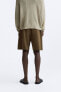 Faded jogging bermuda shorts