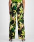 Women's Printed Drawstring-Waist Pull-On Pants, Created for Macy's