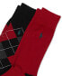 ფოტო #3 პროდუქტის Men's Argyle Slack Socks, 2-Pack