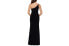 Фото #2 товара Xscape 290354 One Shoulder Ity with Color Lining Black/Nude Size 10