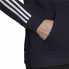 Фото #4 товара Толстовка с капюшоном мужская Adidas Essentials 3 Stripes Темно-синяя