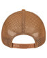 ფოტო #2 პროდუქტის Men's Brown Cleveland Guardians A-Frame Trucker 9FORTY Adjustable Hat