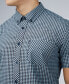 ფოტო #5 პროდუქტის Men's Signature Gingham Short Sleeve Shirt
