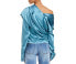 Фото #2 товара Hellessy Halsey 289213 Women's Asymmetric Silk Top size 4 color Celadon