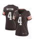 Фото #1 товара Women's Deshaun Watson Brown Cleveland Browns Game Jersey