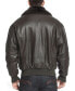 Фото #3 товара Men G-1 Leather Flight Bomber Jacket