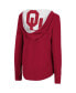 ფოტო #2 პროდუქტის Women's Crimson Oklahoma Sooners Catalina Hoodie Long Sleeve T-shirt