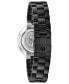 Women's Diamond (1/3 ct. t.w.) Rubaiyat Stainless Steel & Black Ceramic Bracelet Watch 35mm