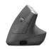 Фото #4 товара Logitech MX Vertical Advanced Ergonomic mouse - Right-hand - Optical - RF Wireless + Bluetooth - 4000 DPI - Graphite
