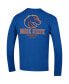Фото #4 товара Men's Royal Boise State Broncos Team Stack Long Sleeve T-shirt