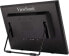 Viewsonic TD1630-3 47 cm (16 Zoll) Touch Monitor (WXGA, HDMI, Lautsprecher, 4 Jahre Austauschservice) Schwarz