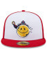 Фото #5 товара Men's White, Red Worcester Red Sox Marvel x Minor League 59FIFTY Fitted Hat