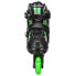 Фото #4 товара Roller Derby Stryde Lighted Boy's Adjustable Inline Skate - Black/Green S