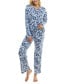 Women's 2-Pc. Whisperluxe Printed Pajamas Set