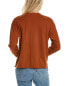 Фото #2 товара Donni. Henley T-Shirt Women's Orange Xs