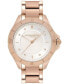 ფოტო #1 პროდუქტის Women's Sports Luxe Guilloche Carnation Gold-Tone Steel Watch 36mm