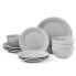 Willow Drive 12-PC Dinnerware Set, Service for 4