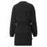 Puma Swxp Long Sleeve Crewneck Dress Womens Black Casual 53573701