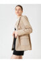 Фото #3 товара Куртка для женщин Koton Однокнопочная с карманами из хлопка