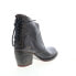 Bed Stu Xena F393017 Womens Black Leather Zipper Ankle & Booties Boots