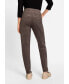Фото #2 товара Lisa Fit Straight Leg Faux Suede Pull-On Pant