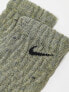 Nike Everyday Plus Cushioned 2 pack crew socks in khaki & grey