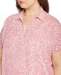 Фото #4 товара Plus Size Becky Short Sleeved Blouse