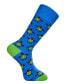 Фото #2 товара Men's Cancun Novelty Luxury Crew Socks Bundle Fun Colorful with Seamless Toe Design, Pack of 3