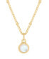 brook & york lane 14K Gold Plated Pendant Necklace