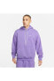 Фото #3 товара Толстовка мужская Nike Solo Swoosh French Terry Pullover Hoodie Lila Erkek Sweatshirt