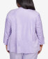 ფოტო #2 პროდუქტის Plus Size Isn't It Romantic Faux Suede Flutter Sleeve Jacket