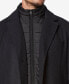 Фото #4 товара Men's Sheffield Melton Wool Slim Overcoat with Interior Bib