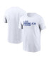 Фото #1 товара Men's White Los Angeles Rams Primetime Wordmark Essential T-Shirt