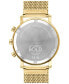 ფოტო #3 პროდუქტის Men's Bold Evolution Swiss Quartz Chronograph Ionic Light Gold-Tone 2 Plated Steel Bracelet Watch 42mm. Created for Macys