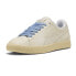 Фото #2 товара Puma Clyde Basketball Nostalgia Lace Up Mens White Sneakers Casual Shoes 395374