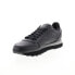 Фото #4 товара Reebok Classic Leather Mens Black Leather Lace Up Lifestyle Sneakers Shoes