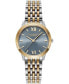 Фото #1 товара Women's Classic Swirl Two-Tone Stainless Steel Watch 32mm