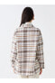 Фото #14 товара LCW Modest Ekose Uzun Kollu Oversize Kadın Oduncu Gömlek Ceket